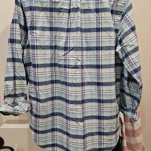 Ralph Lauren POLO Plaid Button Down Mens Large - Picture 5 of 6